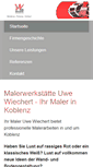 Mobile Screenshot of malerwerkstaette.de